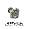 USB camera C3-234 (global shutter, M12 lens)